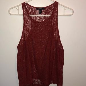 Lace layering tank